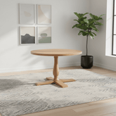Chatsworth Oak Round Dining Table 120cm