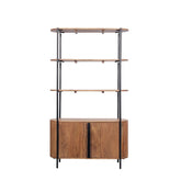 Tofino Mango Wood Bookshelf - Pendle Village Furniture