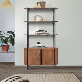 Tofino Mango Wood Bookshelf - Pendle Village Furniture