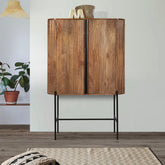 Tofino Mango Wood High Sideboard - Pendle Village Furniture
