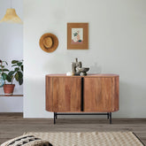 Tofino Mango Wood 2 Door Sideboard - Pendle Village Furniture
