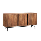 Tofino Mango Wood 3 Door Sideboard - Pendle Village Furniture