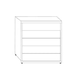 Wiemann Vilmar 5 Drawer Chest of Drawers - VIP - Pendle Village Furniture