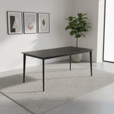 Sheldon Black Sintered Stone 180cm Dining Table