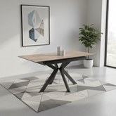 Amari 160-200cm Wood Look Ceramic Extending Dining Table