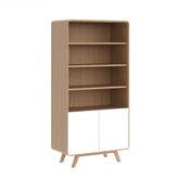 Asiago Solid Oak Tall Display Cabinet - Pendle Village Furniture
