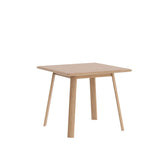 Asiago Solid Smoked Oak Square Dining Table - Pendle Village Furniture