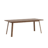 Asiago Solid Smoked Oak 2m Dining Table - Pendle Village Furniture