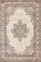 Alhambra Ivory/Beige Antique Style Contemporary Rug - Pendle Village Furniture