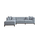 Cooper Left Hand Chaise Sofa in Dolphin Boucle - Pendle Village Furniture