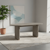 Amiri 2M Oval Mango Wood Dining Table