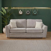 Andover Leo 2 seater sofa with curved arms and modern design.