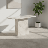 Sirius Taupe Marble Gloss Console Table