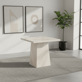 Sirius Taupe Marble Gloss Lamp Table