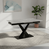 Arctic Small 1.4m Extending Ceramic Dining Table