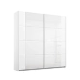 Artemis White 2 Door Sliding Wardrobe - Pendle Village Furniture