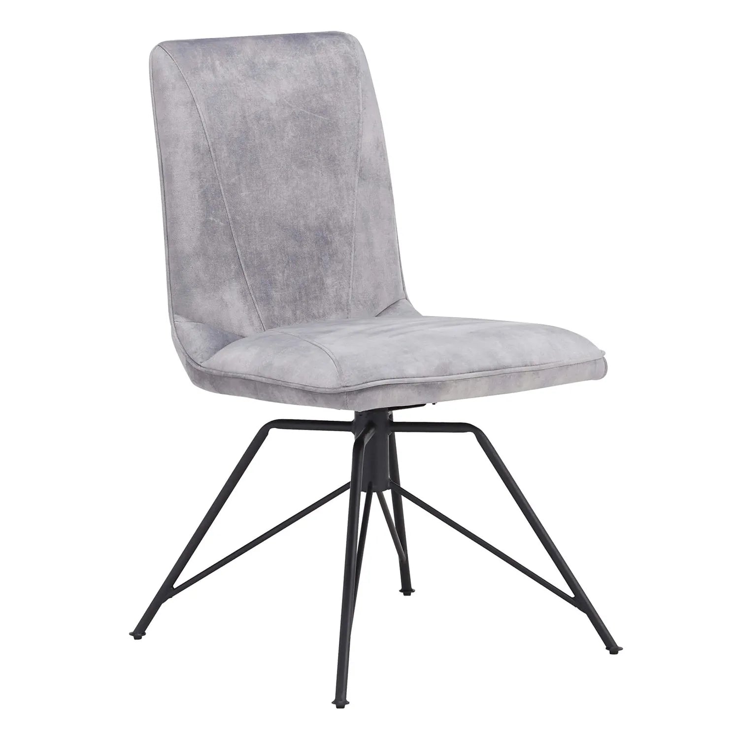 Grey Swivel Dining Chair