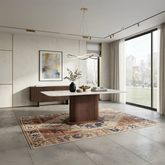 Aymar stone top dining table for modern dining room