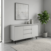 Monza Light Grey Marble Sideboard