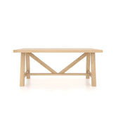 Traditional Light Oak Dining Table