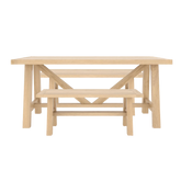 Arundel 2.6M Traditional Oak Dining Table Set - Pendle Village Furniture