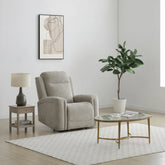 Bentley Natural Fabric Power Recliner Armchair - Pendle Village Furniture