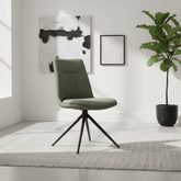 Set of 4 Sage Bosley Swivel Dining Chairs
