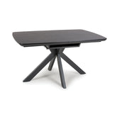 Bolton Black Oak Effect Smart Top Extending Dining Table - Pendle Village Furniture