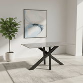 Samurai 1.6m Matte Grey Ceramic Top Dining Table