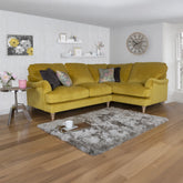 Wallace Corner Sofa in Jedi Fabric - Pendle Village Furniture