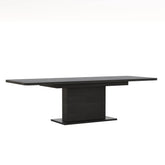 Prime 1.6M Double Extending Black Oak Dining Table - Pendle Village Furniture