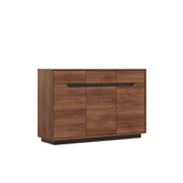 Prime 3 Door Sideboard in Black Oak - Pendle Village Furniture