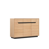 Prime 3 Door Sideboard in Black Oak - Pendle Village Furniture