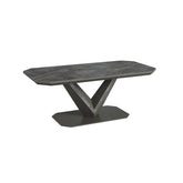 Bella Grey Ceramic Coffee Table - Pendle Village Furniture