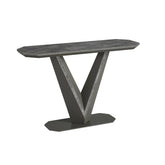 Bella Grey Slate Ceramic Console Table - Pendle Village Furniture