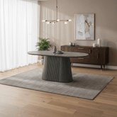 Bellagio 180cm Sintered Stone Oval Dining Table