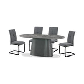 Bellagio Sintered Stone Dining Table Set with Venezia Chairs - Pendle Village Furniture