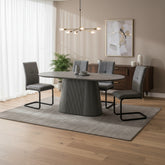 Bellagio Sintered Stone Dining Table Set with Venezia Chairs - Pendle Village Furniture