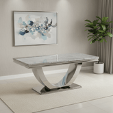 Bentley 1.8M Marble Top Dining Table