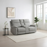 Bailey 2 Seater Electric Recliner Sofa with Console – Grey