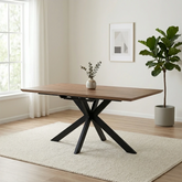 Bolton Light Walnut Oak Effect Extending Dining Table 180–220cm