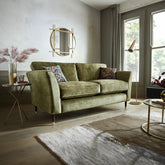 Abigail Dove Fabric Upholstered 2 Seater Sofa - Pendle Village Furniture