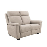 Bowen Beige Fabric 2 Seater Fixed Sofa - Pendle Village Furniture