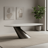 Brann 200cm Oval Ceramic Dining Table