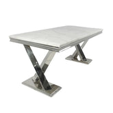 Vittoria 1.8M Marble Dining Table - Pendle Village Furniture