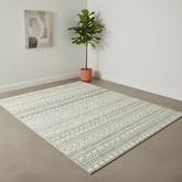 Brighton Duck Egg Blue Textured Flatweave Indoor Outdoor Rug