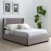 Bristol Heather Velvet Ottoman Bed - Pendle Village Furniture
