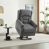 Buckingham Lift & Tilt Dual Motor Chair – Cream - Pendle Village Furniture