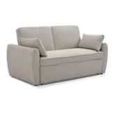 Burnley Grey Textured Weave Fabric Sofa Bed - Pendle Village Furniture