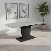 Catania 160-200cm Light Grey Ceramic Extending Dining Table